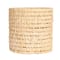 Household Essentials 9.75" Natural Handwoven Corn Leaf Waste Basket